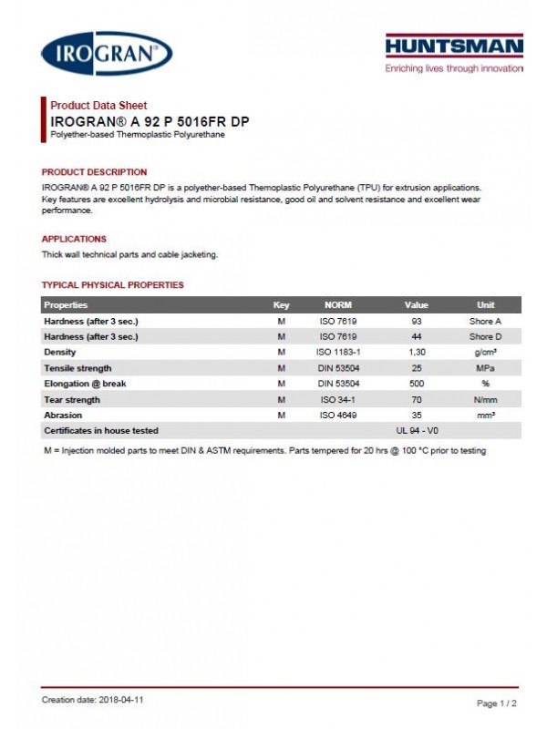 IROGRAN® A 92 P 5016FR DP